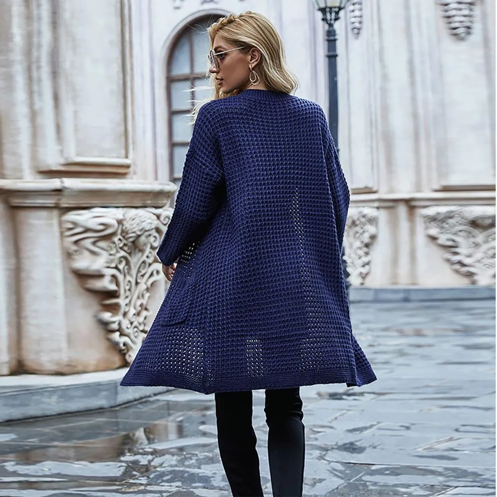 Soft and Cozy Knitted Long Sleeve Cardigan Sweater