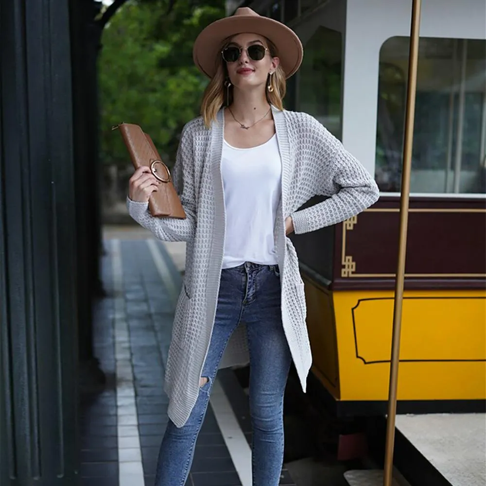 Soft and Cozy Knitted Long Sleeve Cardigan Sweater