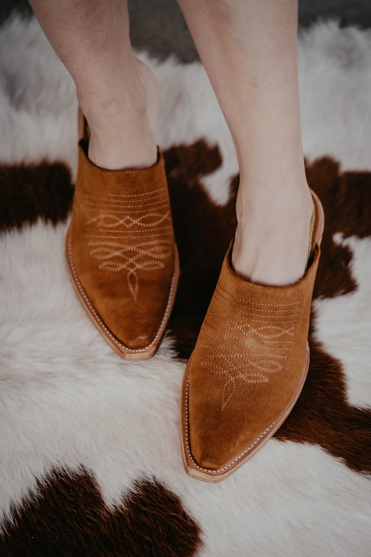 Stetson Tan Suede Mule (Sizes 6-10)