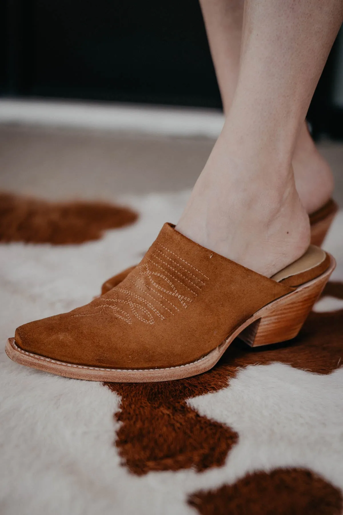 Stetson Tan Suede Mule (Sizes 6-10)