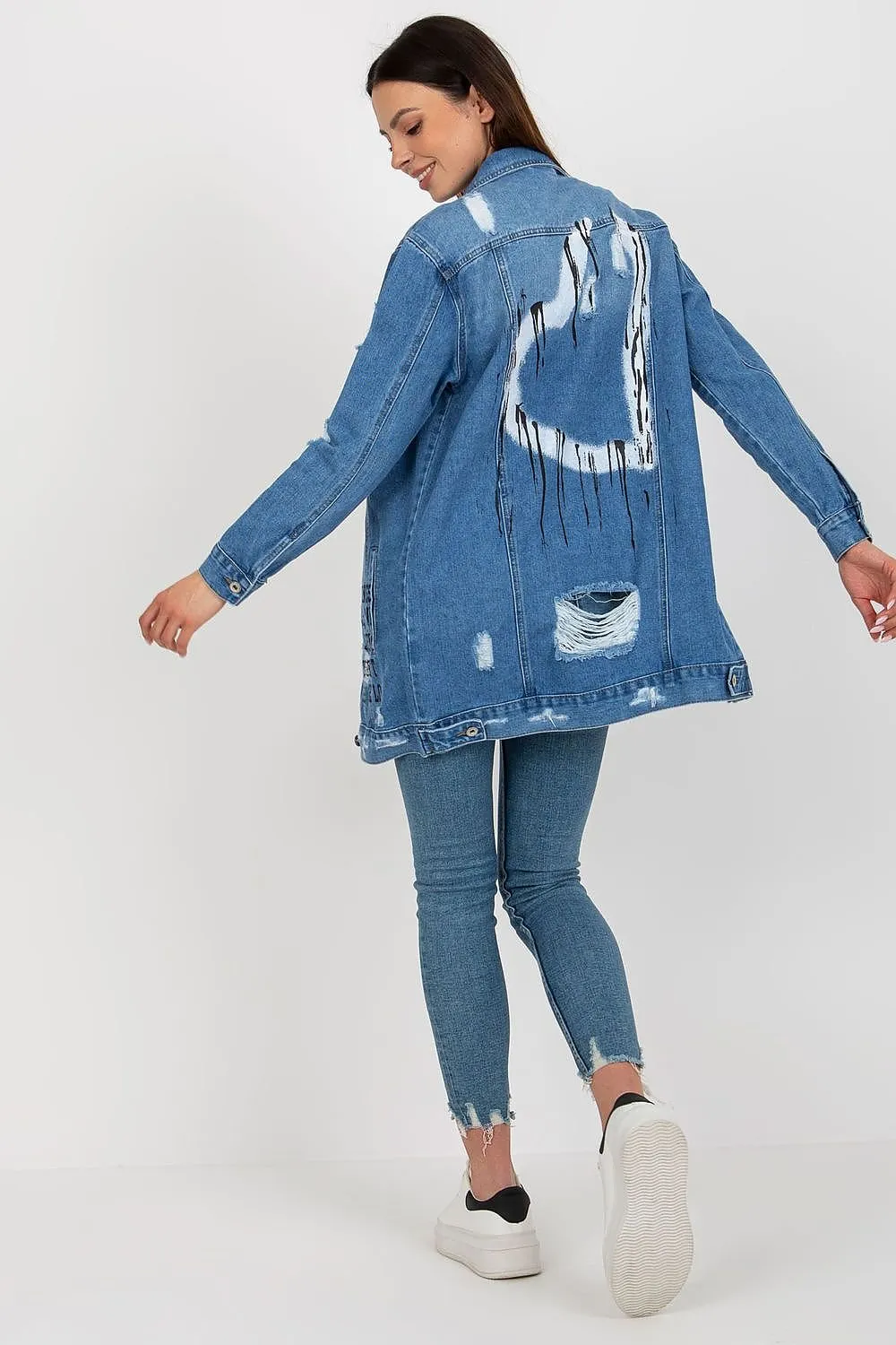 Streetwise Distinctive Denim Coat