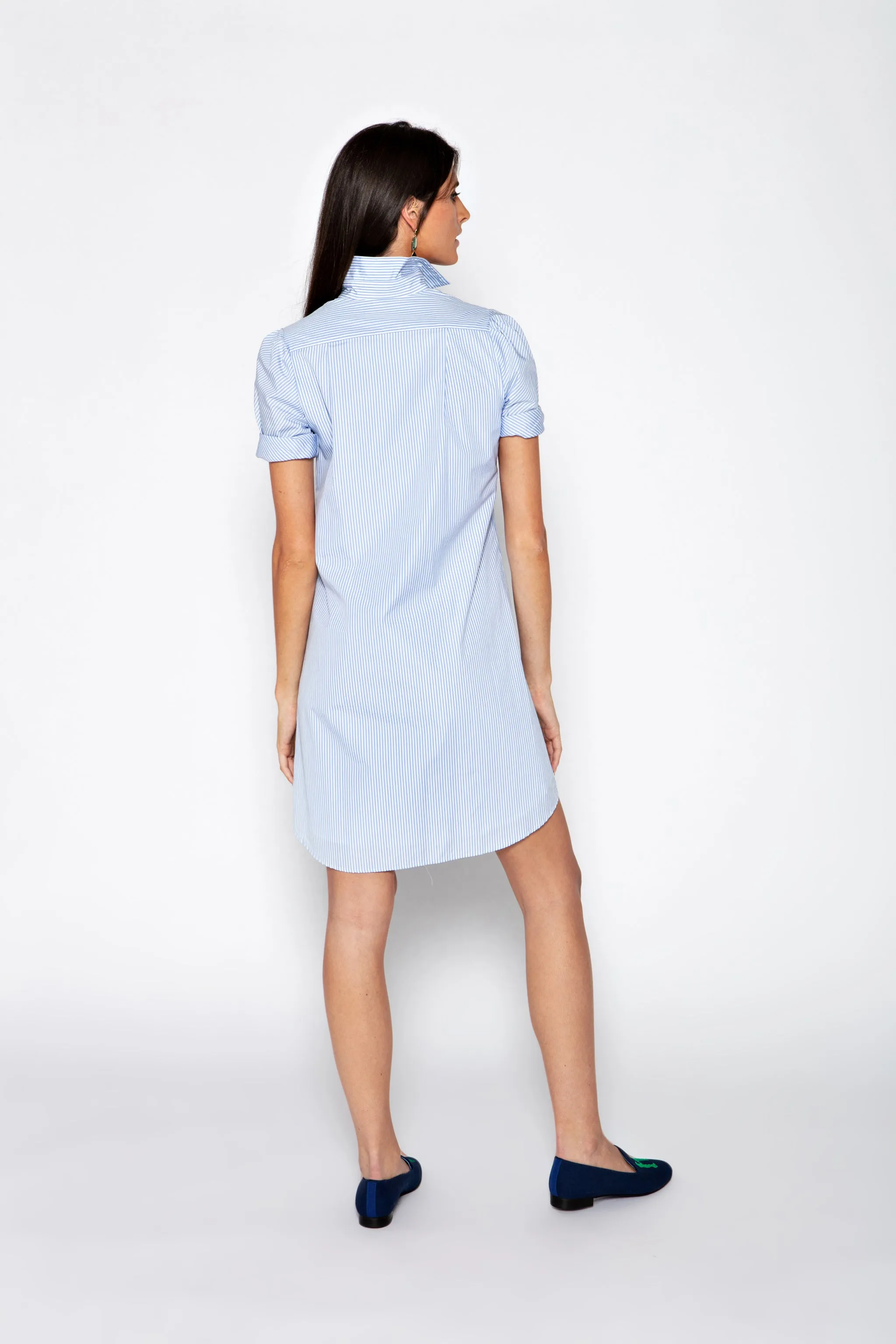 Tracy Dress Blue Stripe