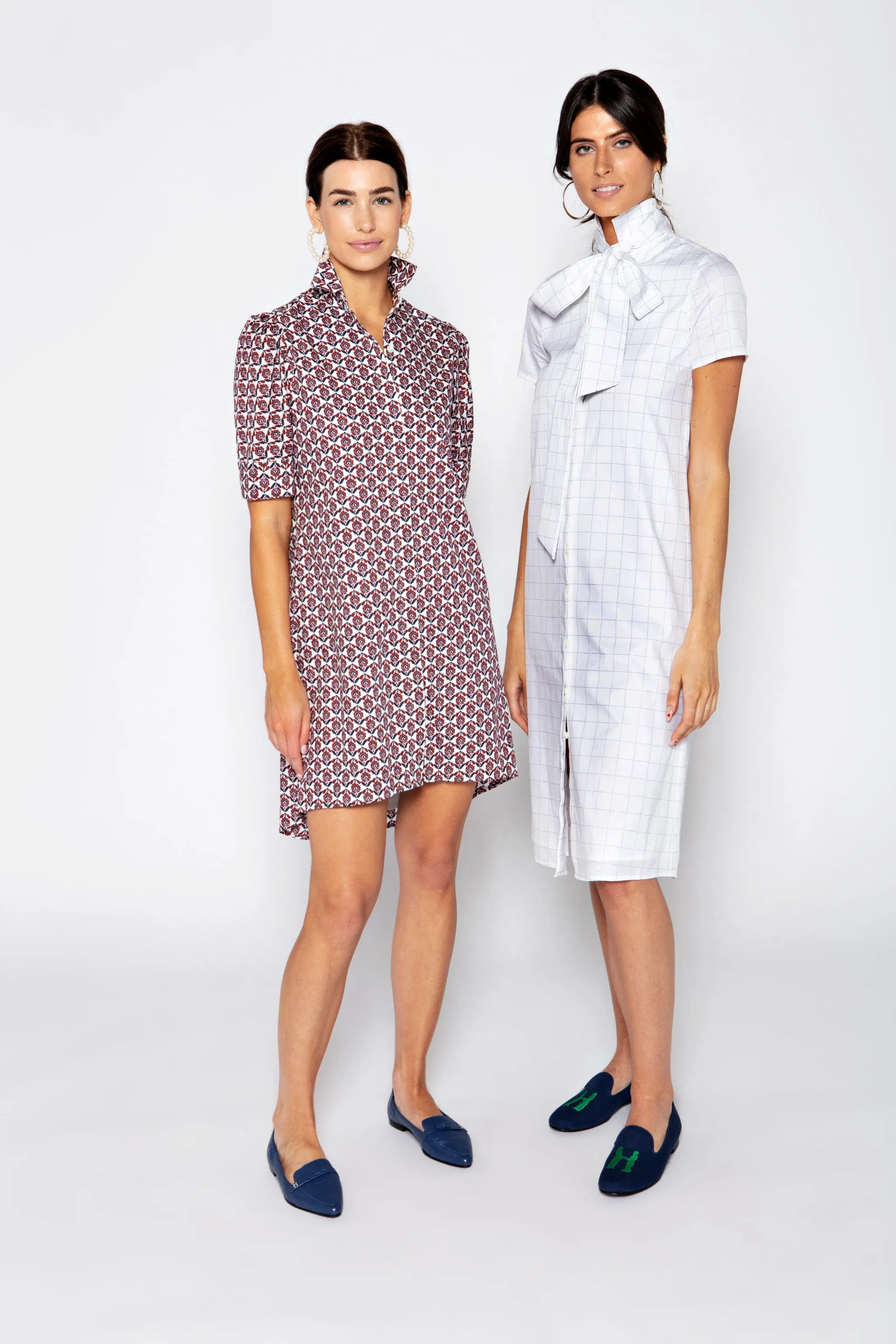 Tracy Dress Red Stamp