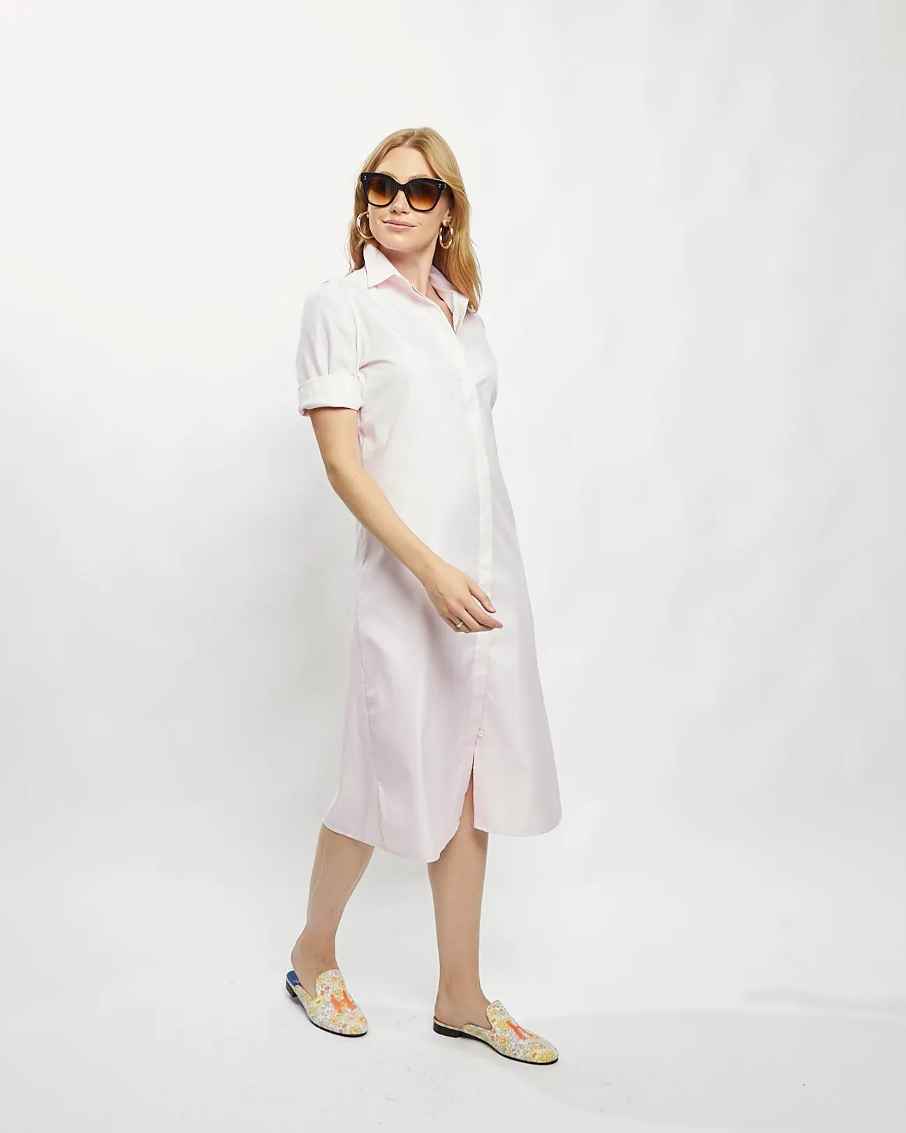 Tracy Dress Short in Panama Pink Pique