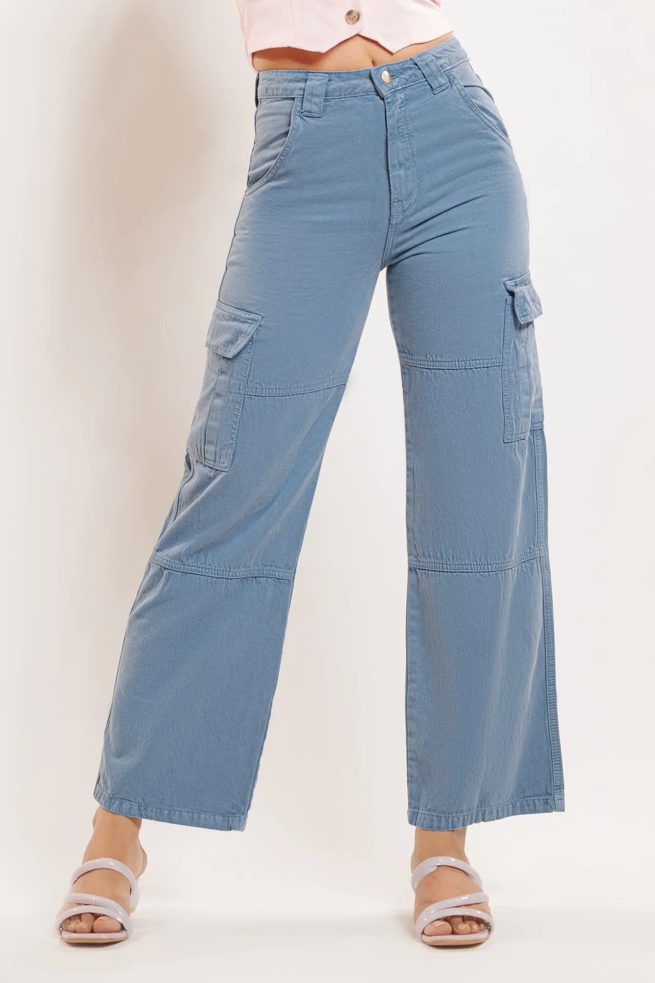 True Blue Cargo Jeans