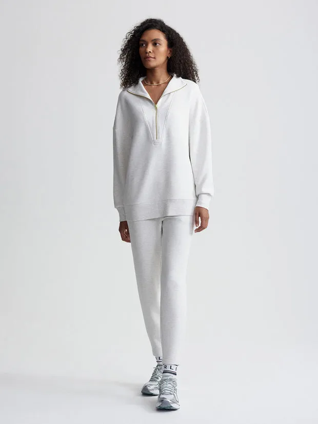 VARLEY MASIE LONGLINE SWEAT - IVORY