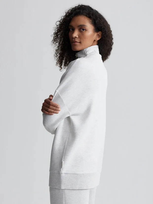 VARLEY MASIE LONGLINE SWEAT - IVORY