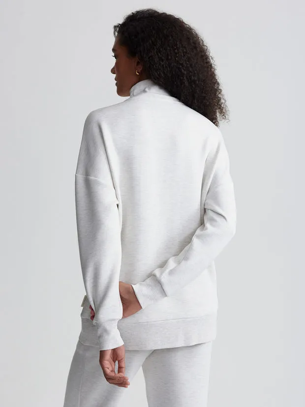 VARLEY MASIE LONGLINE SWEAT - IVORY