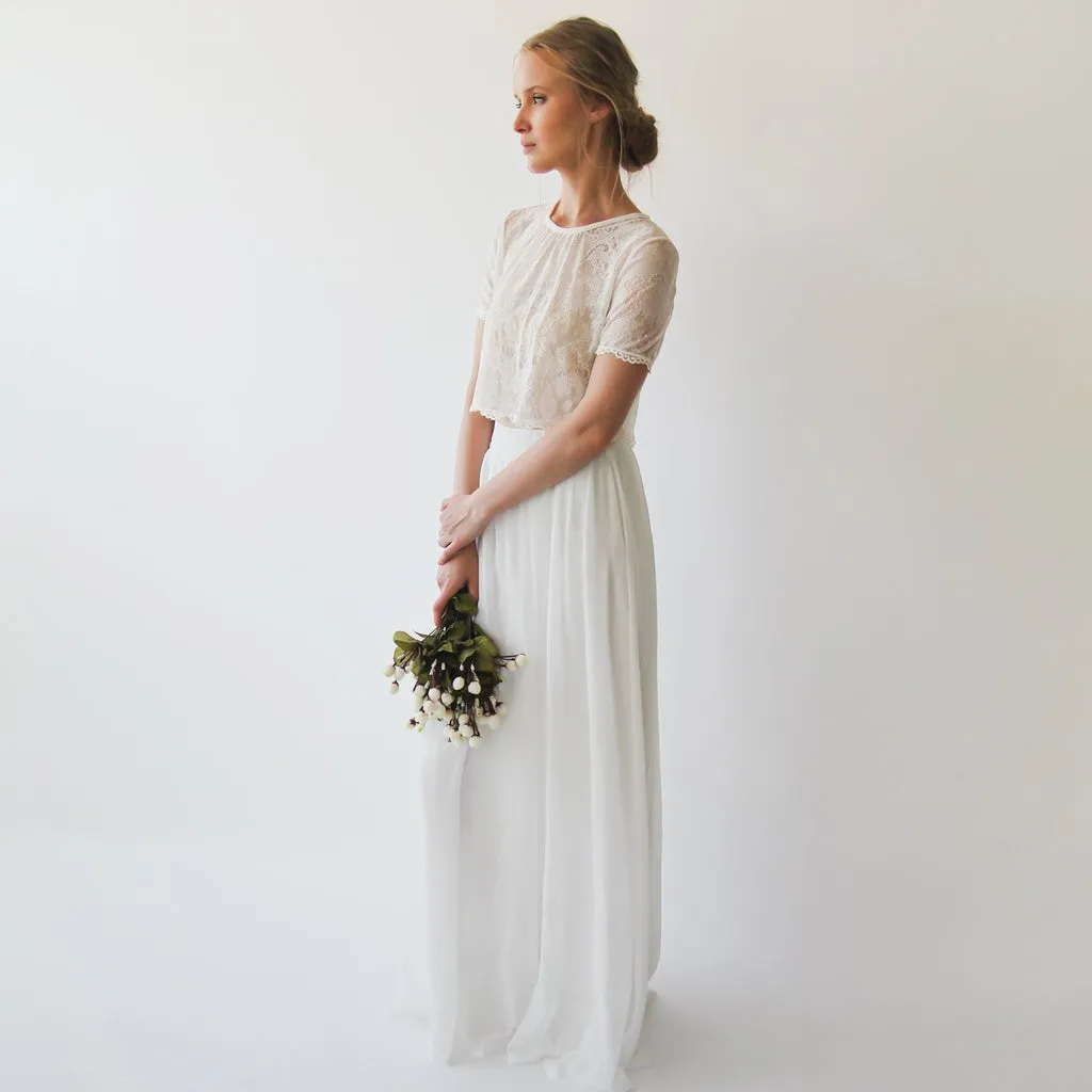 Wedding Dress Separates, Two Piece Bridal Gowns  #1251