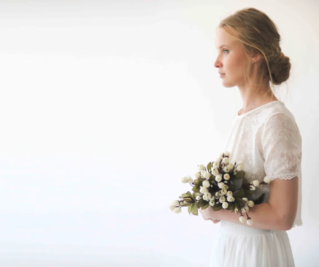 Wedding Dress Separates, Two Piece Bridal Gowns  #1251