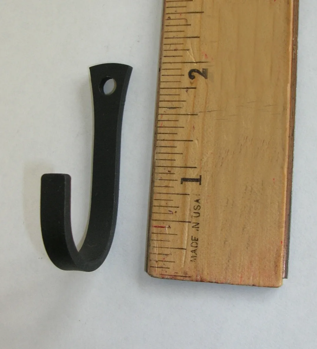 Wide Wall Hook 1/2 In. W x 2 In. H x 1 In. Depth 3/4 In.